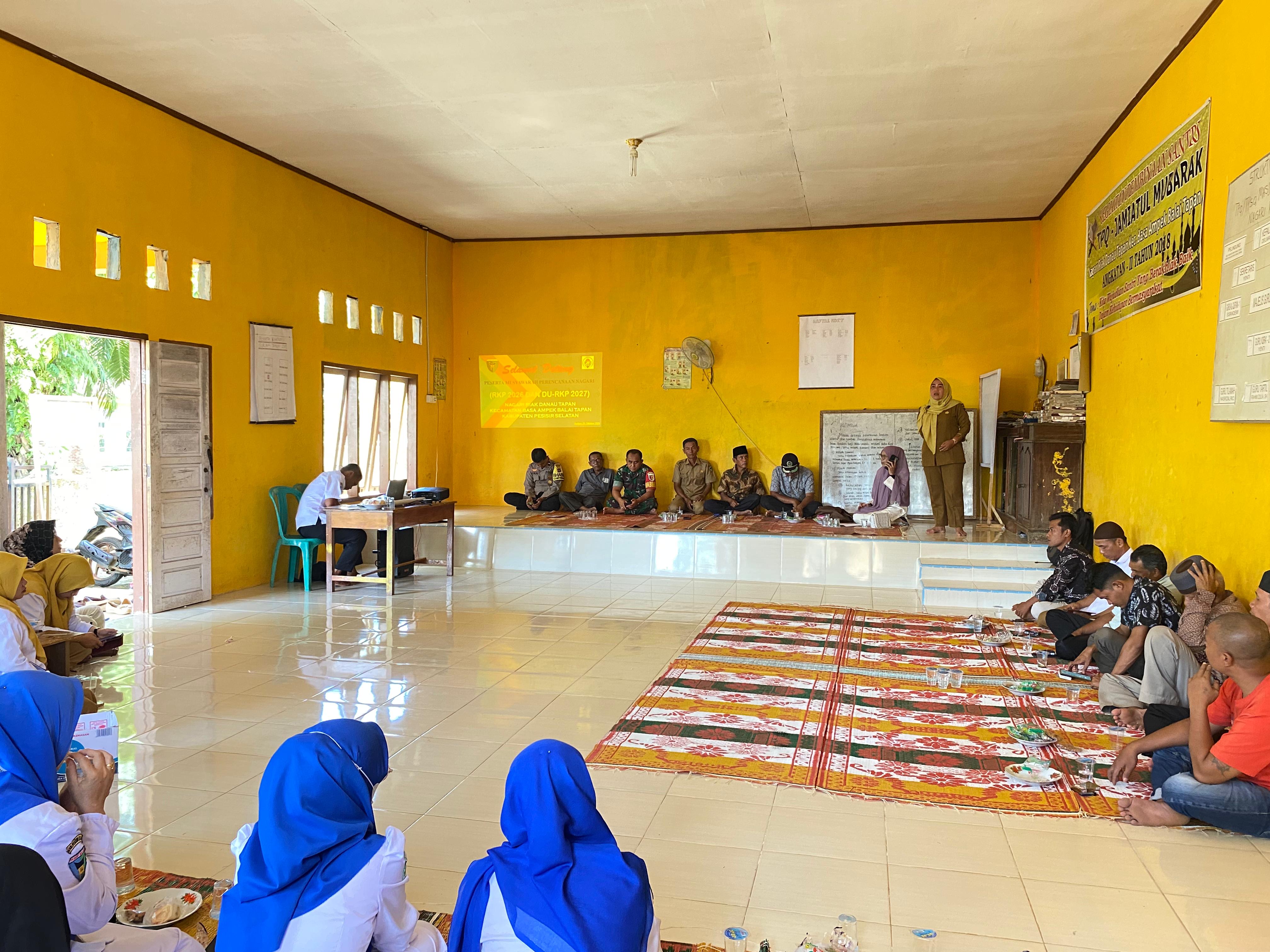 Musnag RKP 2026 dan DU RKP 2027 di Nagari Riak Danau Tapan