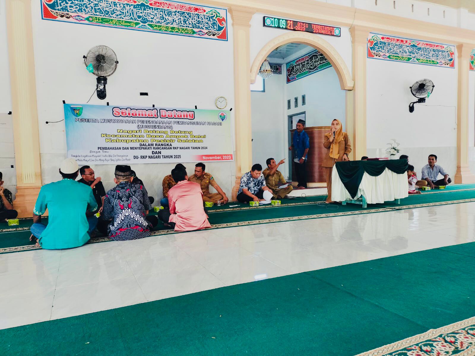 Musrenbang RKP 2024 dan DU RKP 2025 Nagari Batang Betung Tapan