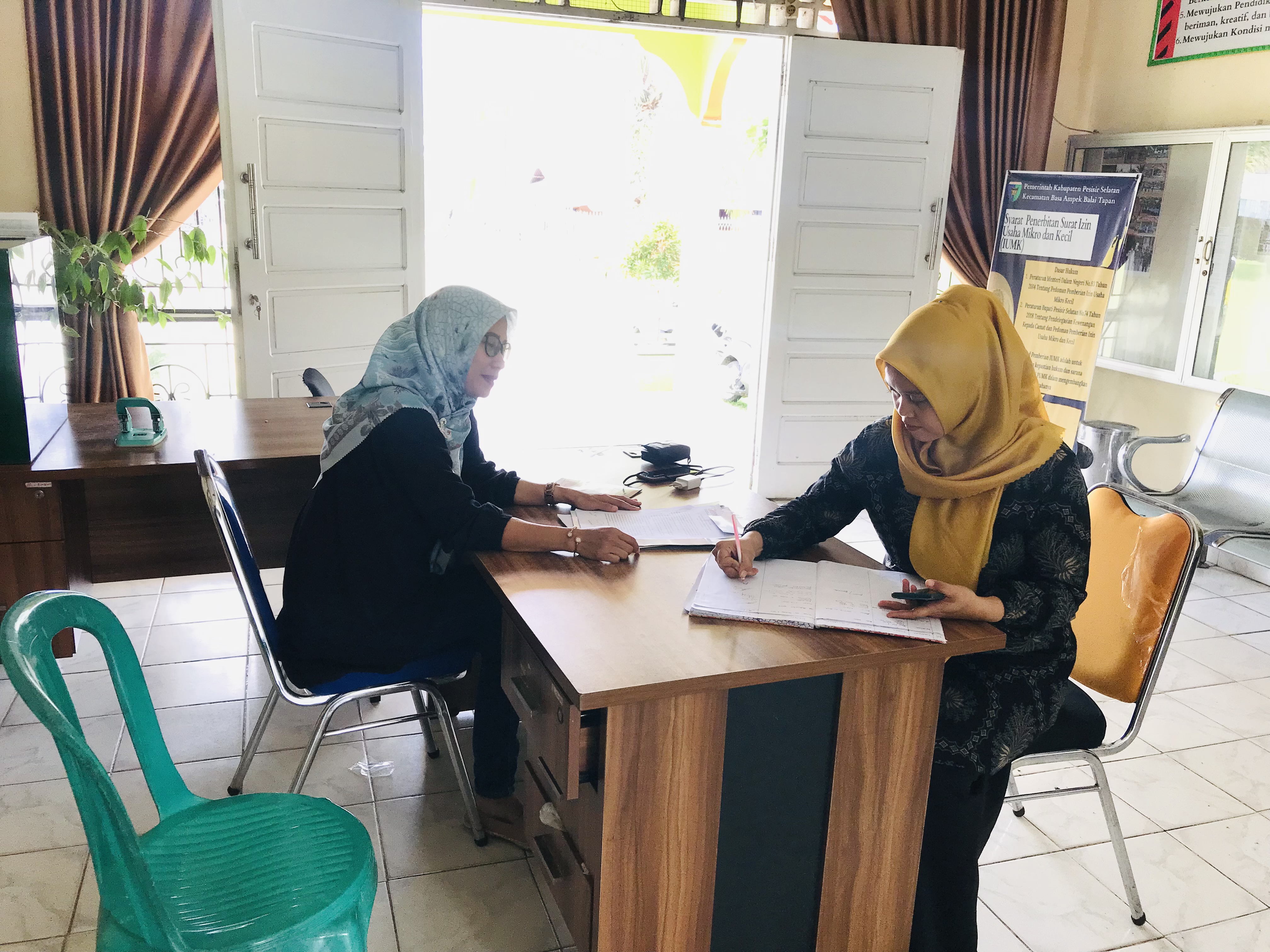 Kunjungan BAWASLU Kabupaten Pesisir Selatan ke Kecamatan Basa Ampek Balai Tapan