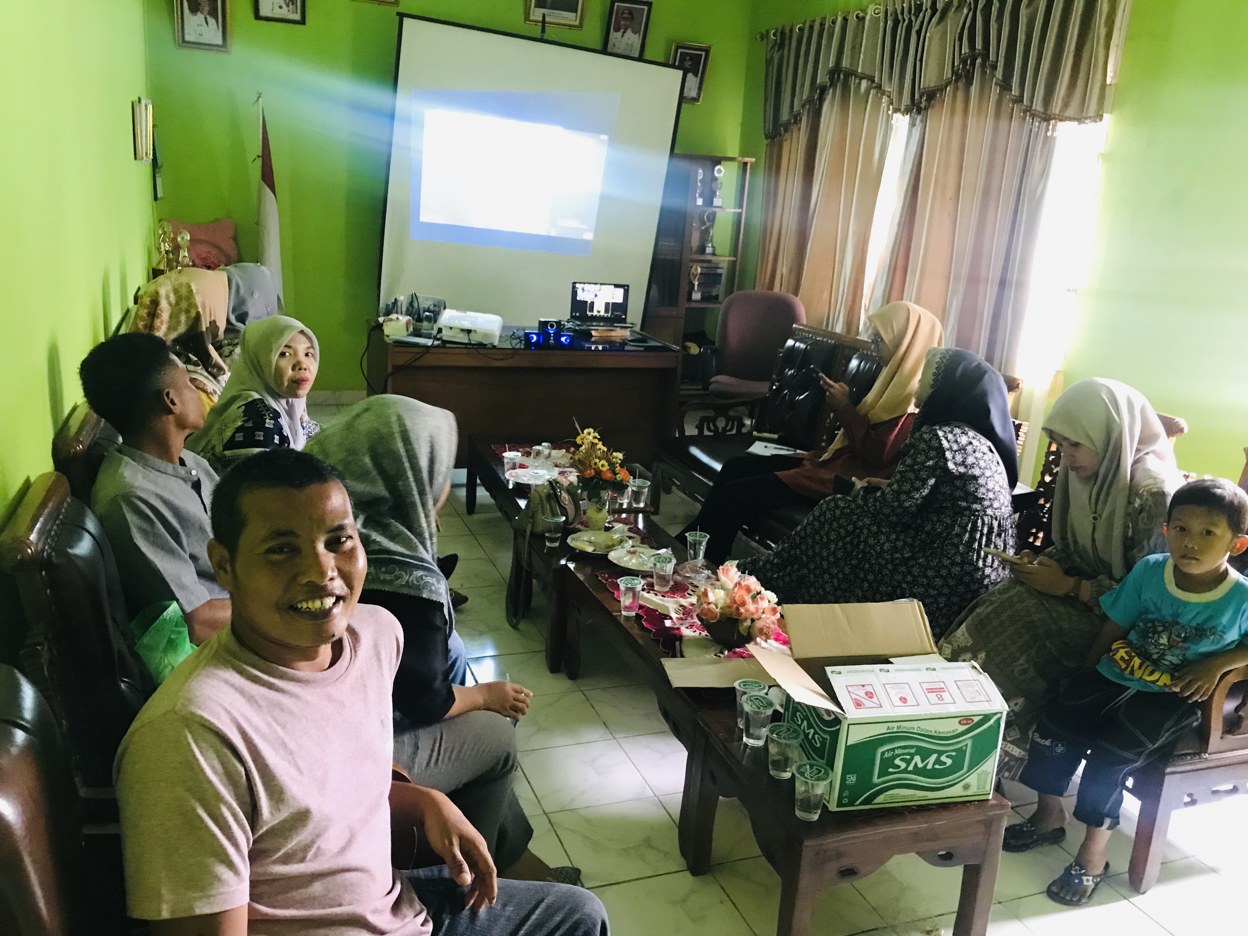 Pelaksanaan kegiatan Zoom Meeting pelaku IKM se Kecamatan Basa Ampek Balai Tapan