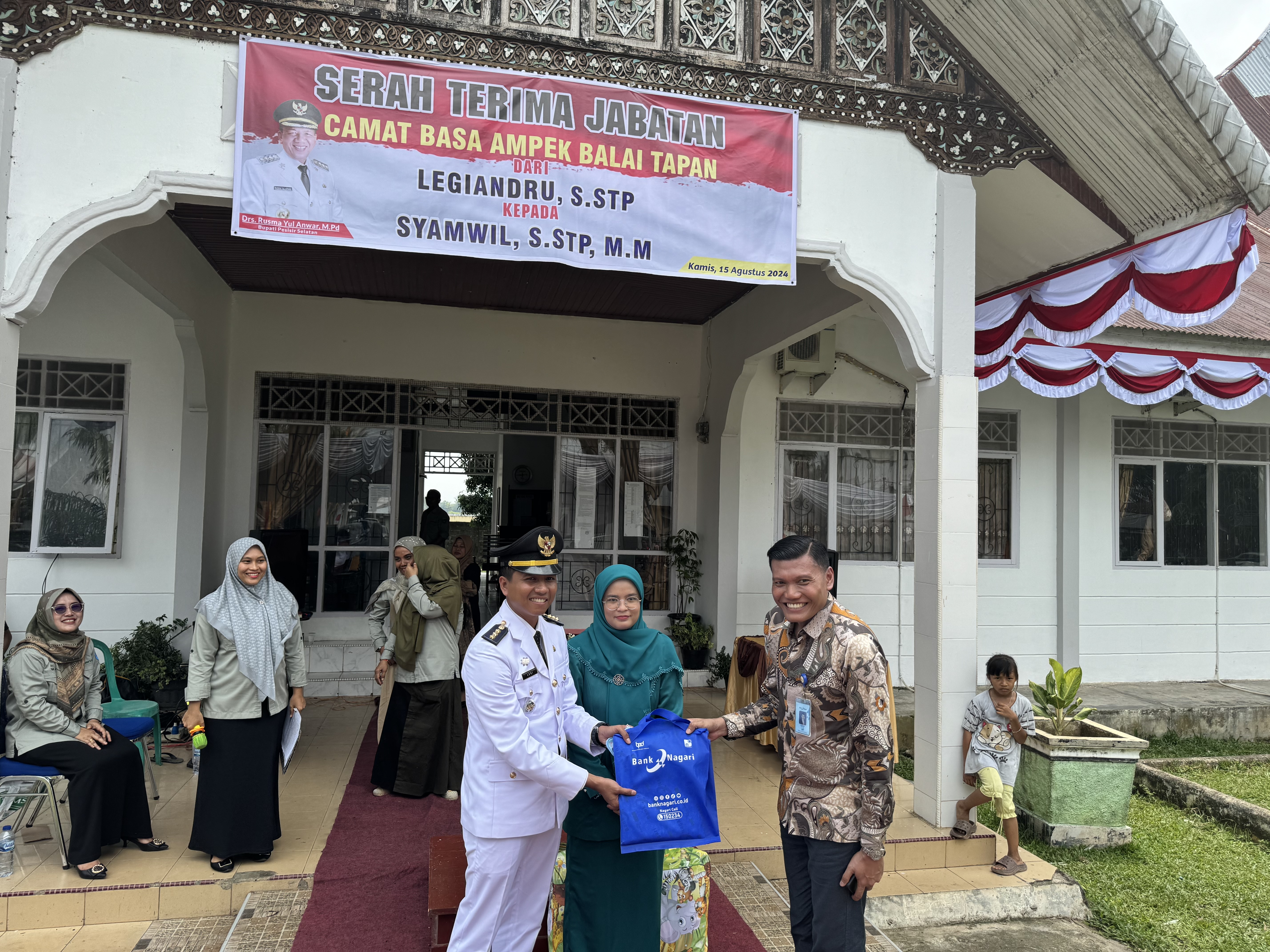 Sertijab Camat Basa Ampek Balai Tapan