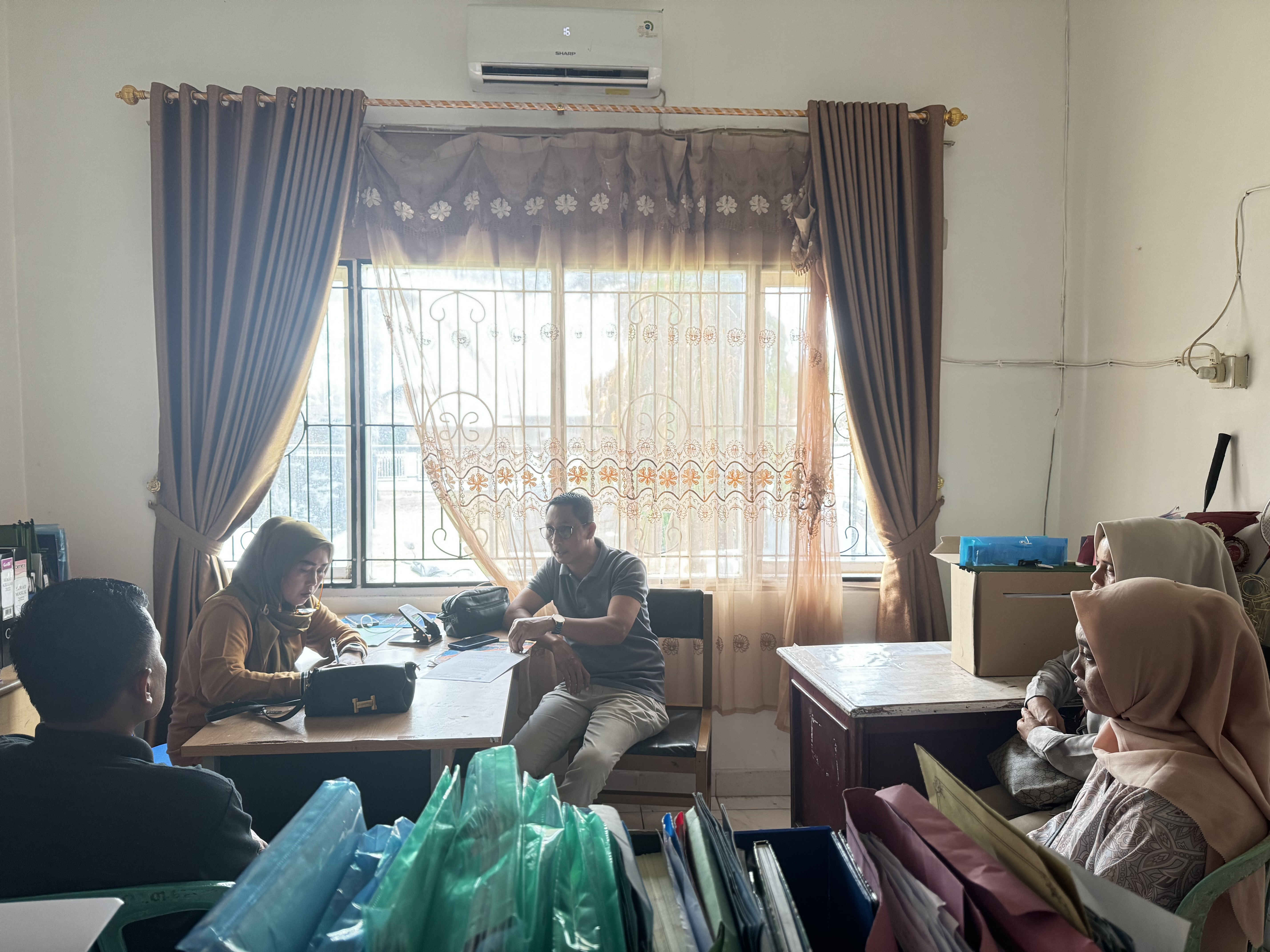 Tenaga Ahli Bersama Pendamping Desa Melakukan Koordinasi dengan Kasi Ekobang Kecamatan