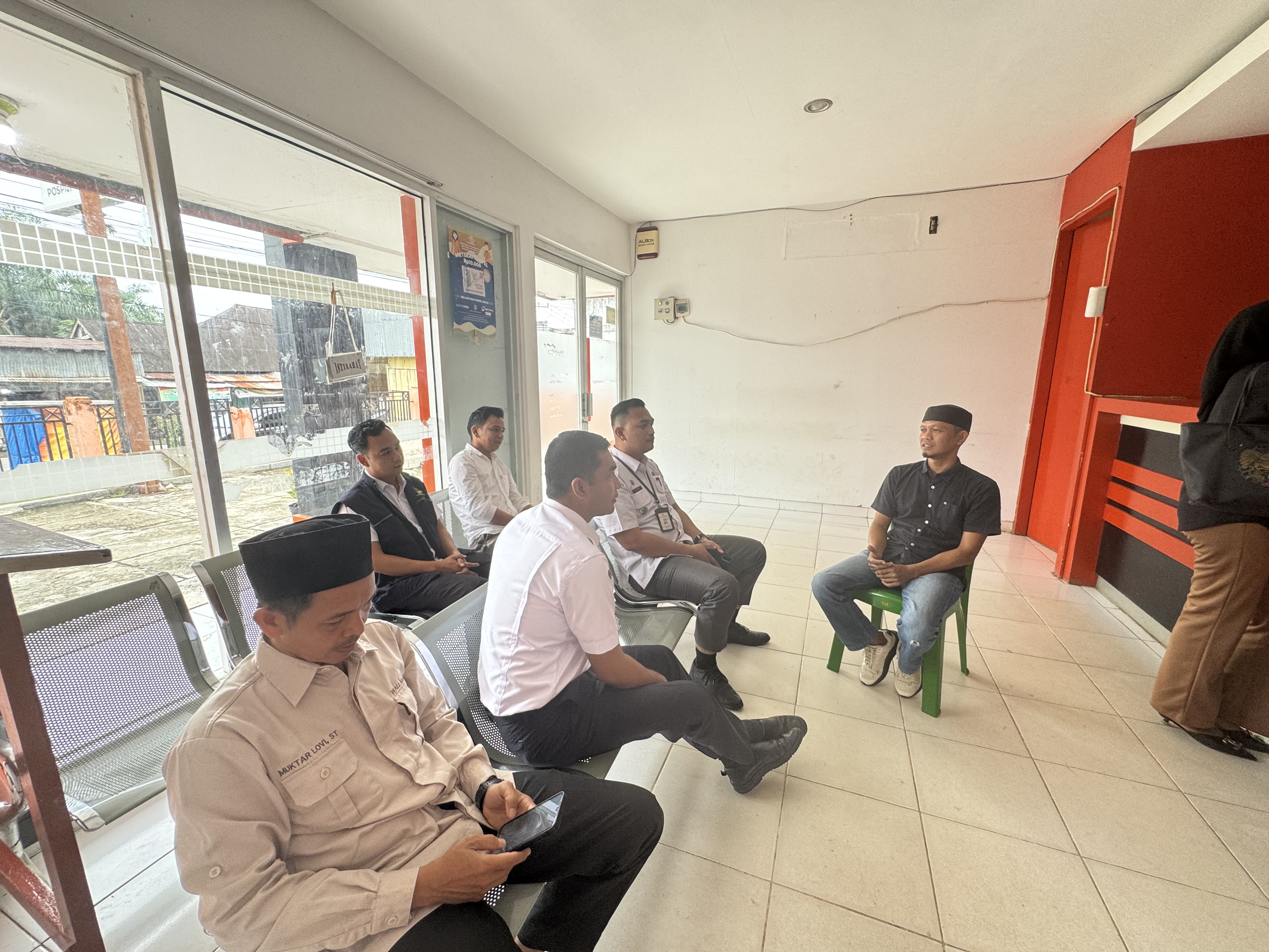 Camat Basa Ampek Balai Tapan Melakukan Koordinasi dengan Pos Tapan