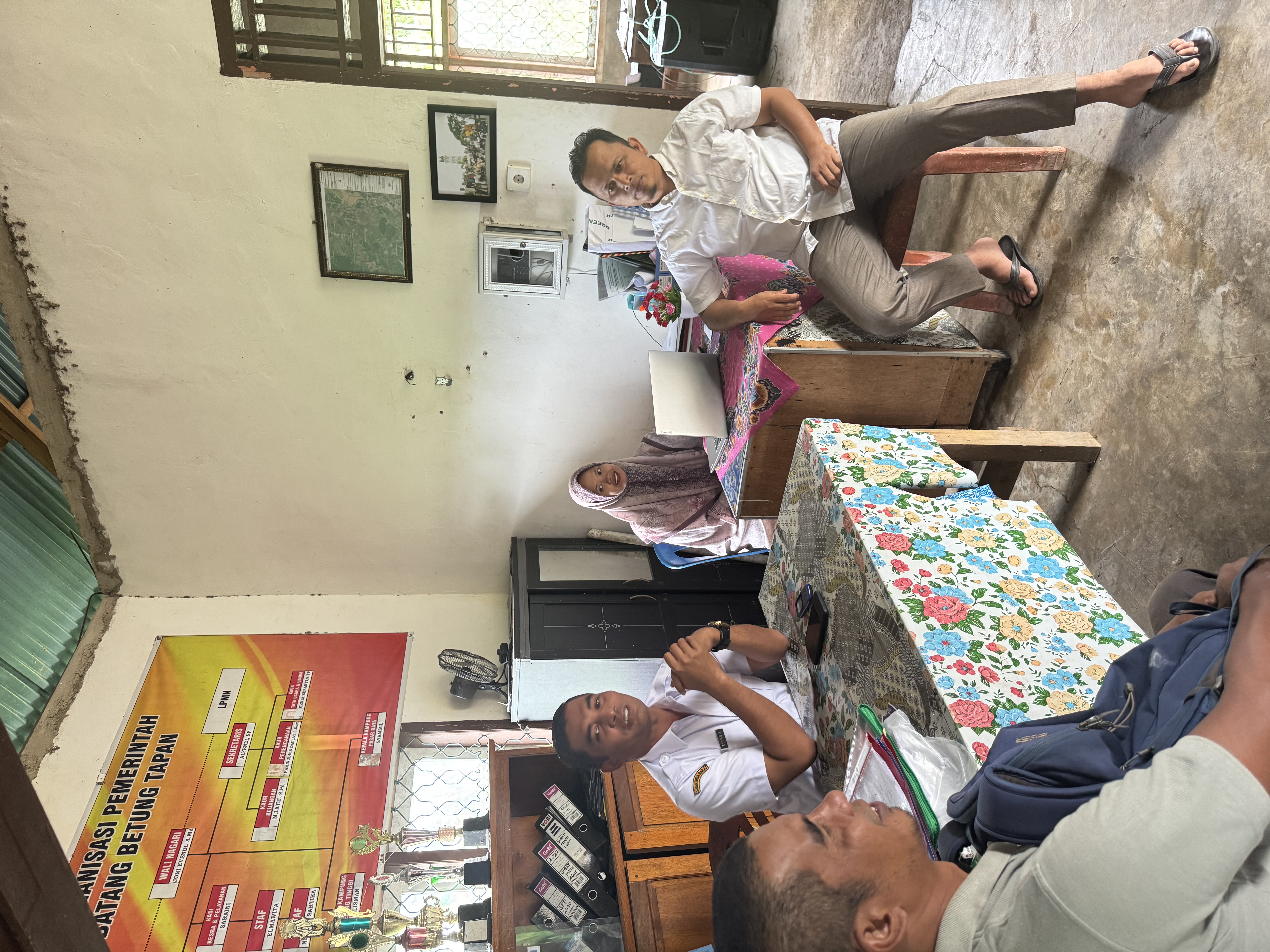 Camat Basa Ampek Balai Tapan Melakukan Sidak ke Nagari Batang Betung Tapan