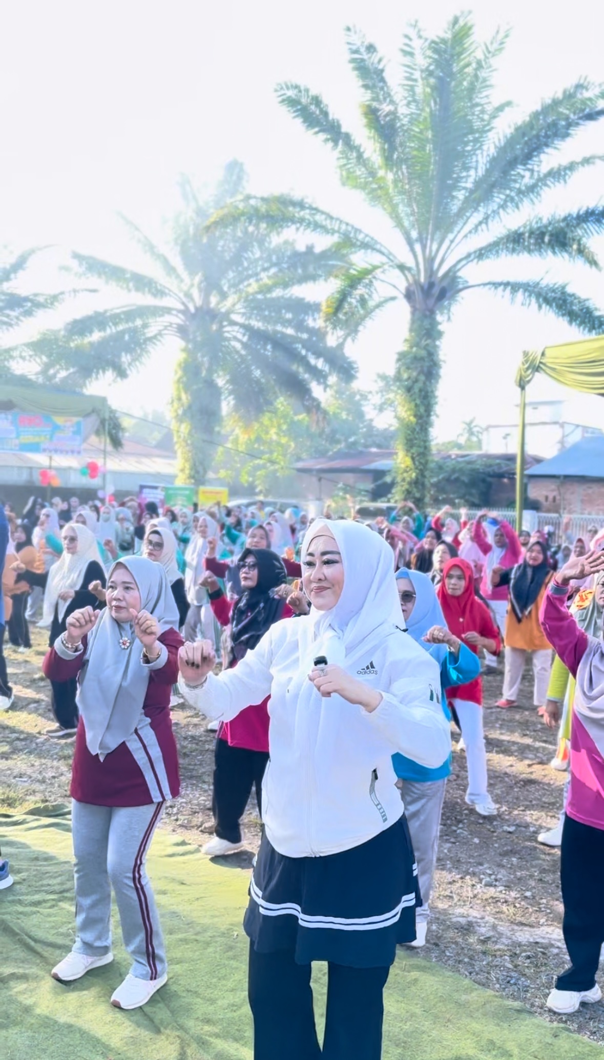 Pelaksanaan Germas dan Cek Kesehatan Gratis di Kecamatan Basa Ampek Balai Tapan