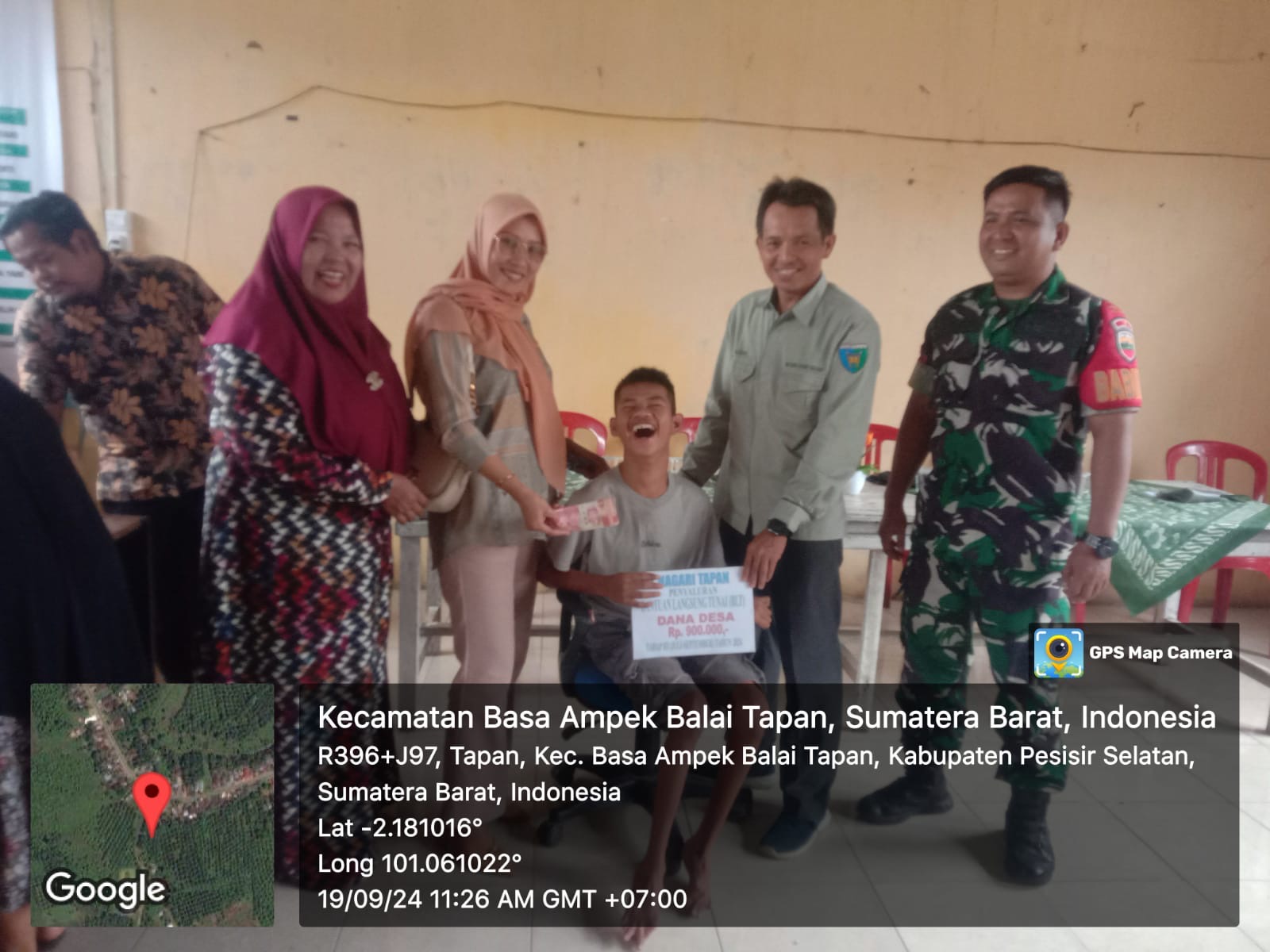 Penyaluran BLT Dana Desa Tahap III di Nagari Tapan