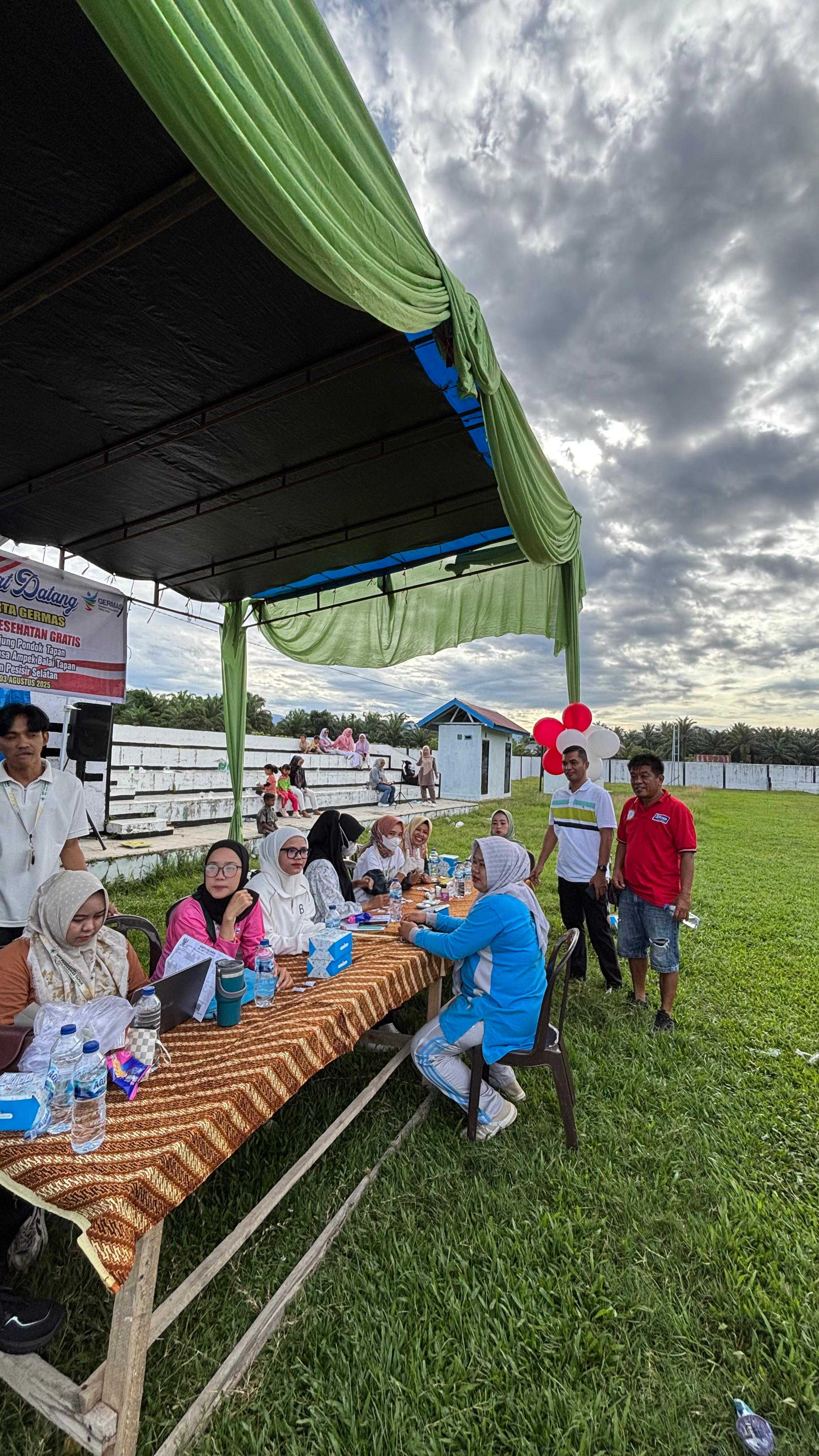 Camat Basa Ampek Balai Tapan menghadiri acara Gerakan Masyarakat Sehat (Germas) Nagari Tanjung Pondo