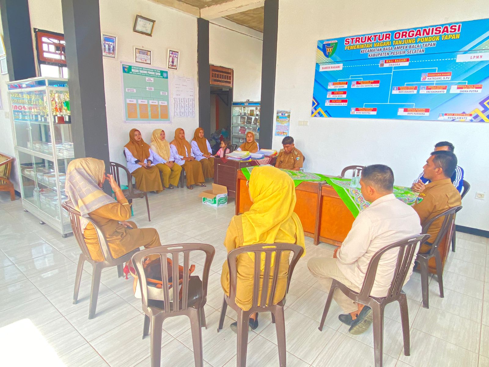 Monitoring dan Evaluasi DD Tahap I Nagari Tanjung Pondok Tapan