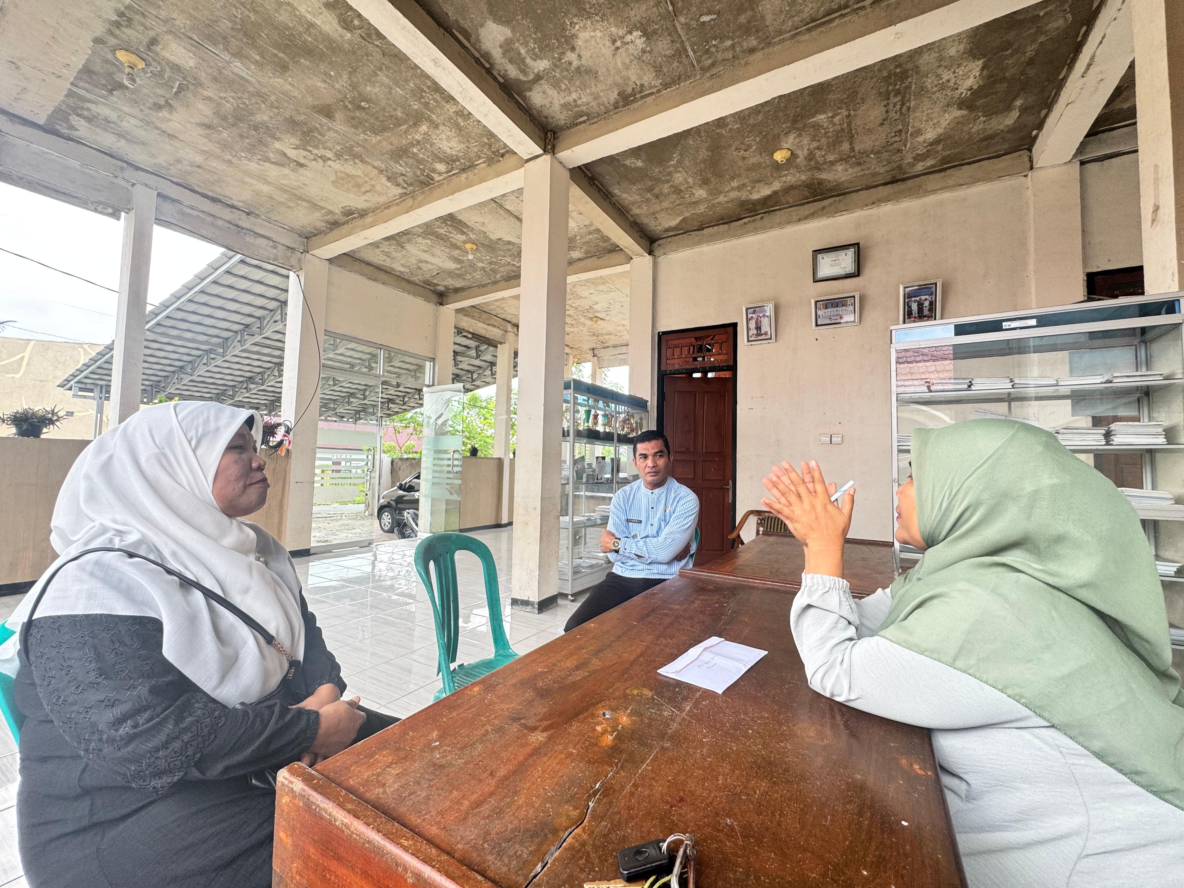 Kunjungan Camat Basa Ampek Balai Tapan ke Nagari Tanjung Pondok Tapan