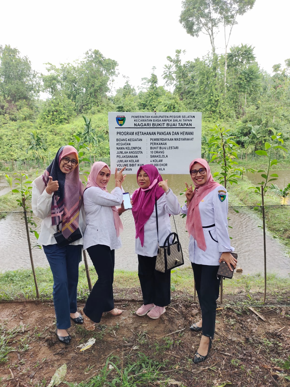 Monitoring dan Evaluasi Pengawasan Penggunaan Dana Desa Nagari Bukit Buai Tapan Triwulan II T.A 2022