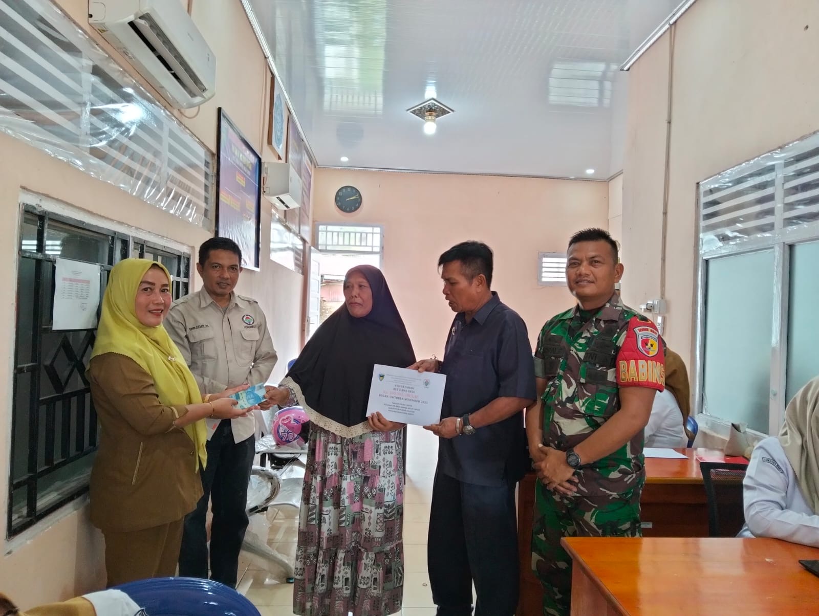 Penyaluran BLT DD Bulan Oktober dan November 2025 Nagari Pasar Tapan