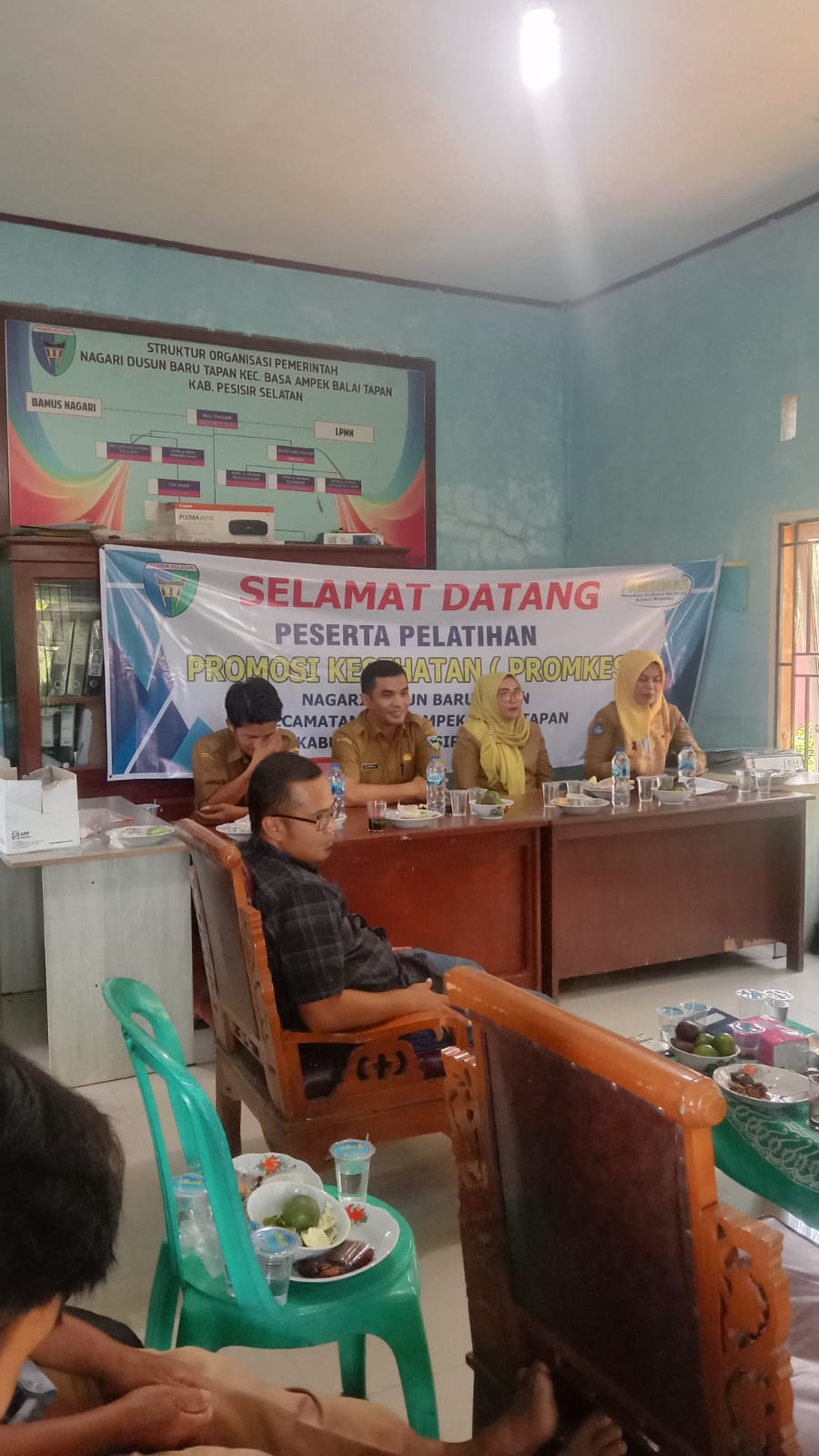 Camat Basa Ampek Balai Tapan menghadiri acara Pelatihan PHBS dan Promkes