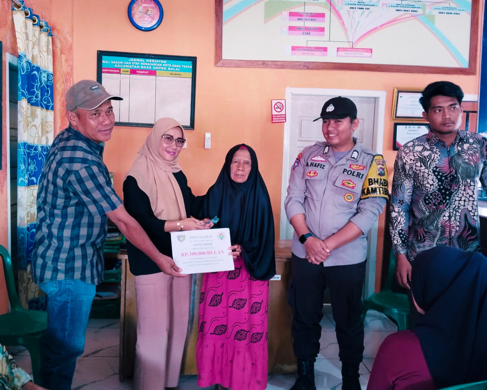 Penyaluran BLT DD Bulan September 2025 Nagari Koto Anau Tapan