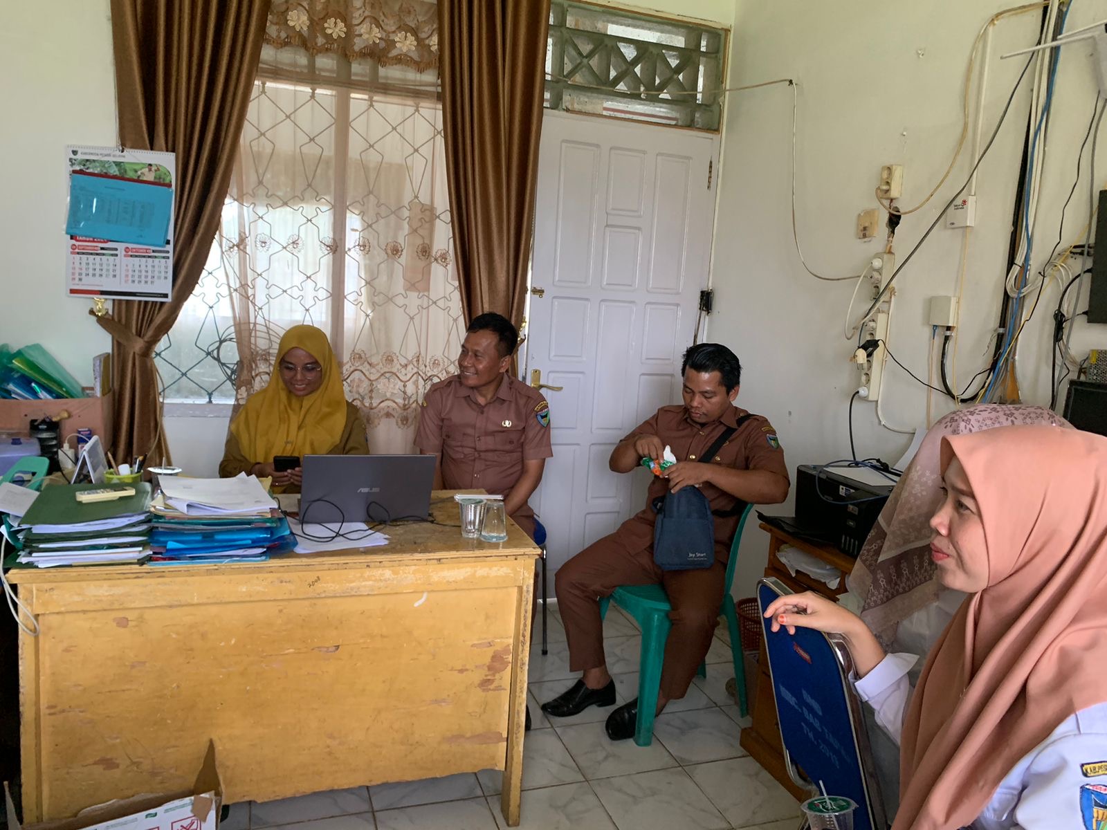 Kantor Camat Basa Ampek Balai Tapan mendapatkan Kunjungan dari Kecamatan Ranah Ampek Hulu Tapan