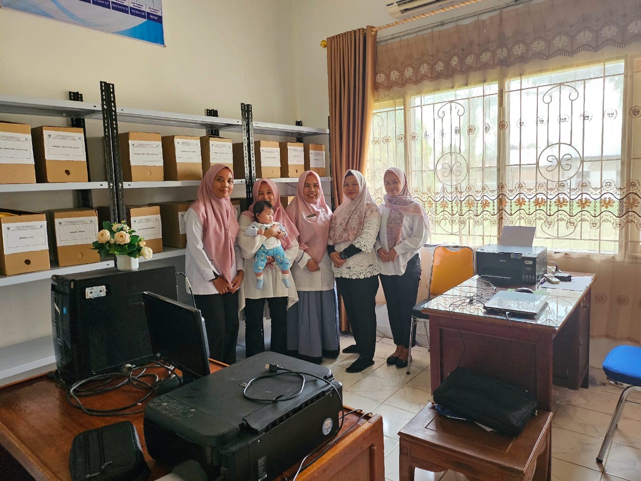 Kunjungan Dinas Perpustakaan dan Kearsipan Kabupaten Pesisir Selatan