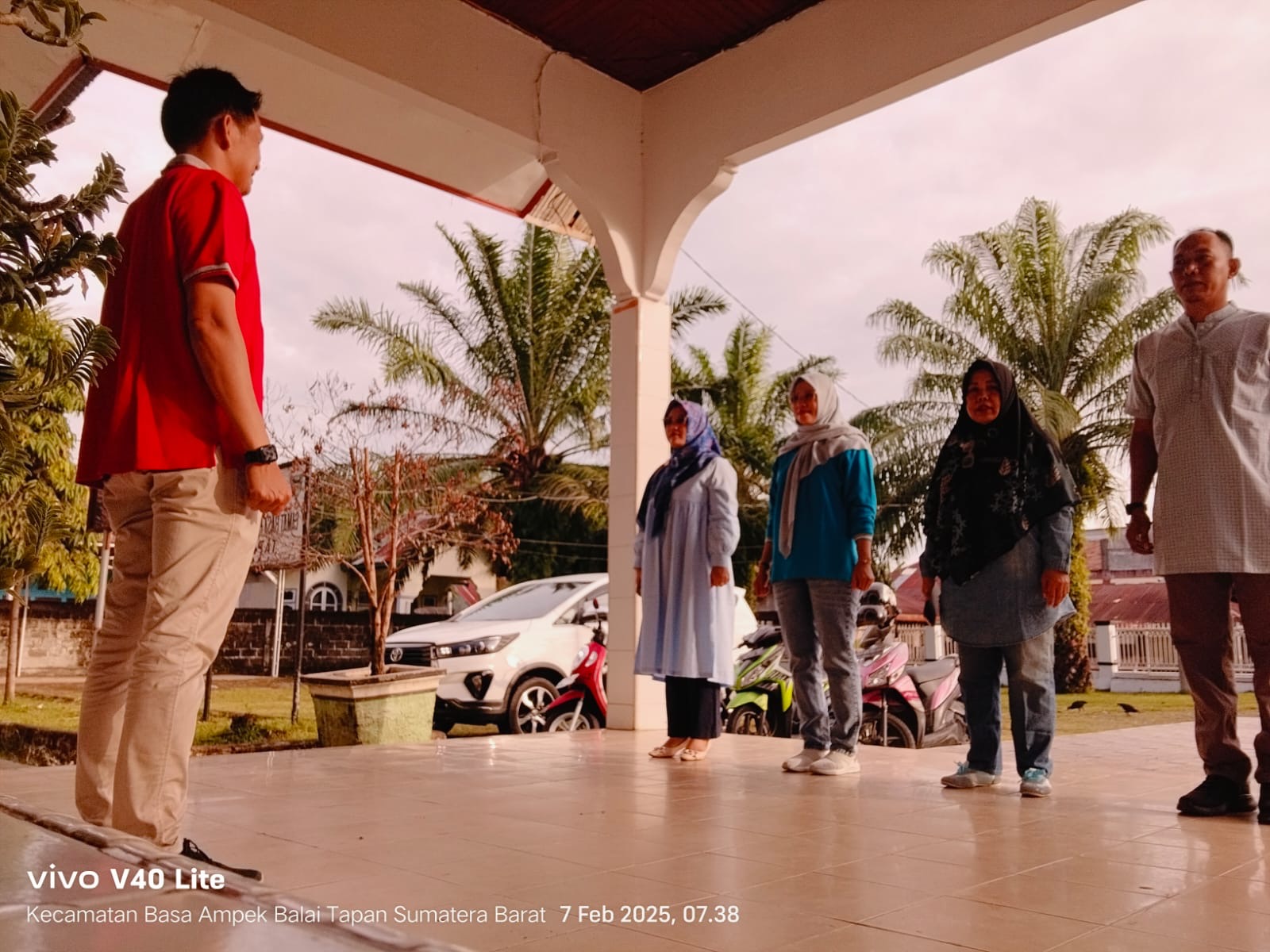 Apel Pagi Pegawai Kantor Kecamatan Basa Ampek Balai Tapan Jumat 7 Februari 2025