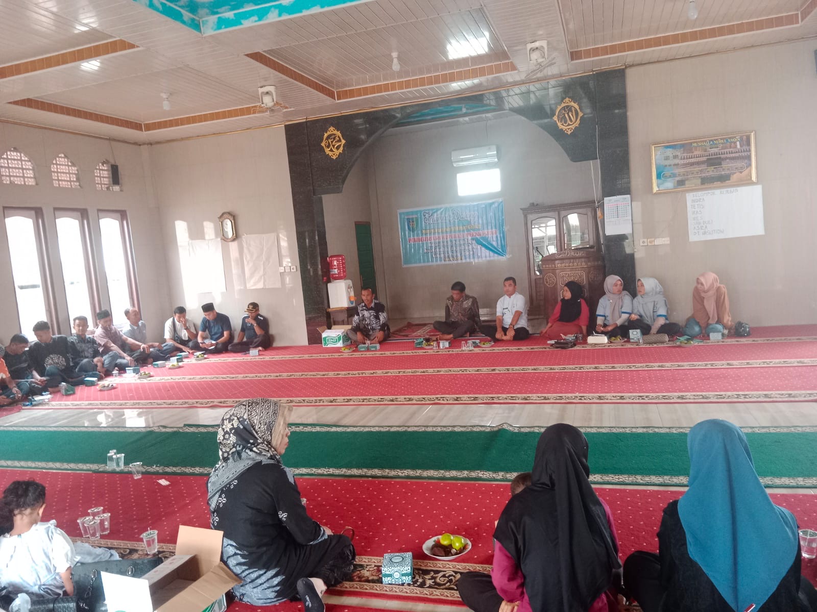 Camat Basa Ampek Balai Tapan menghadiri acara pembentukan pengurus Koperasi Merah Putih Nagari Tanju