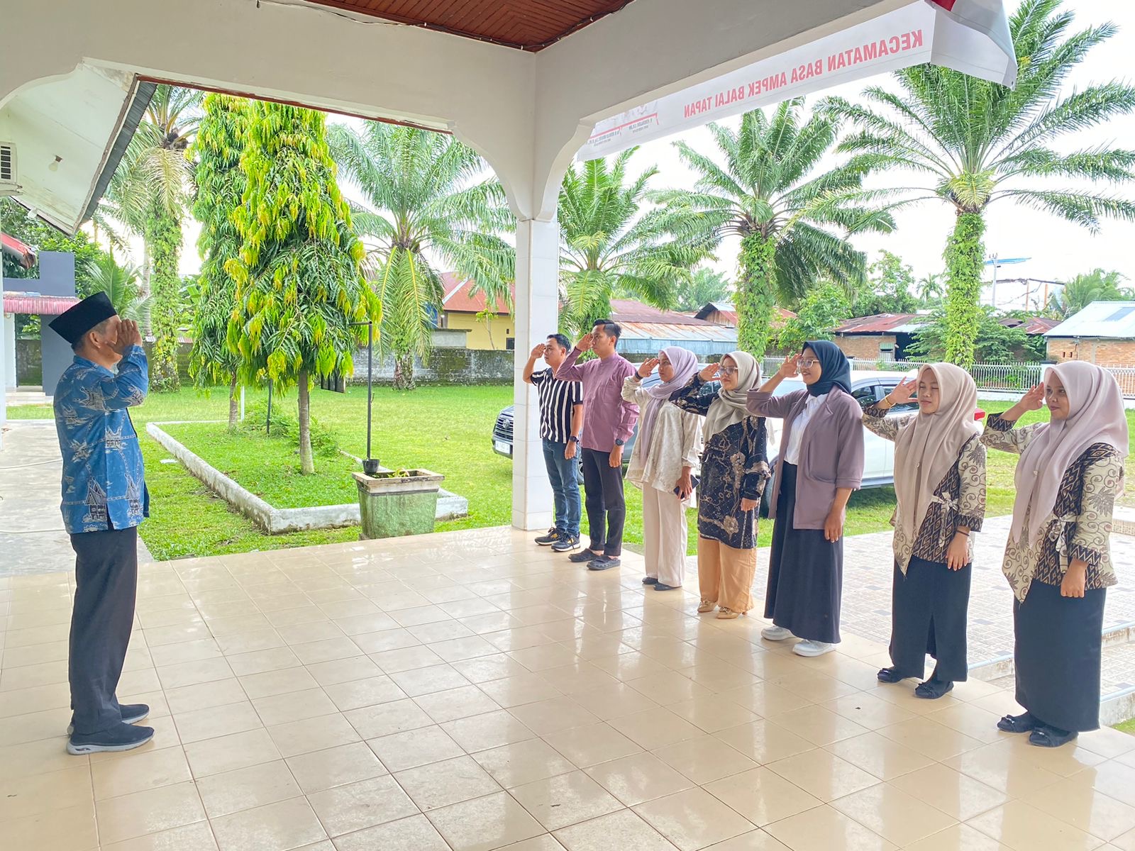 Apel Pagi Pegawai Kantor Kecamatan Basa Ampek Balai Tapan 26 September 2025