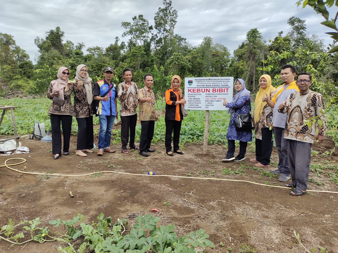Monitoring dan Evaluasi Pengawasan Penggunaan Dana Desa Nagari Riak Danau Tapan Triwulan II T.A 2022